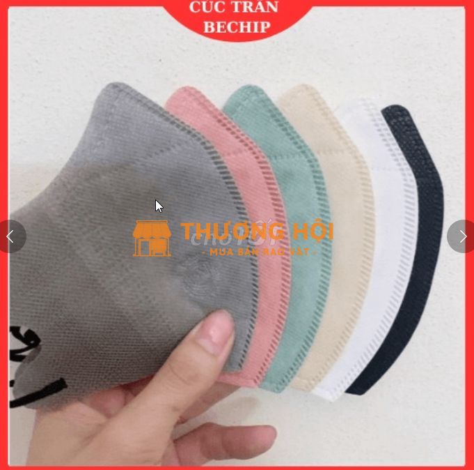 COMBO 100 CÁI KHẨU TRANG 5D TÚI ZIP - BECHIP