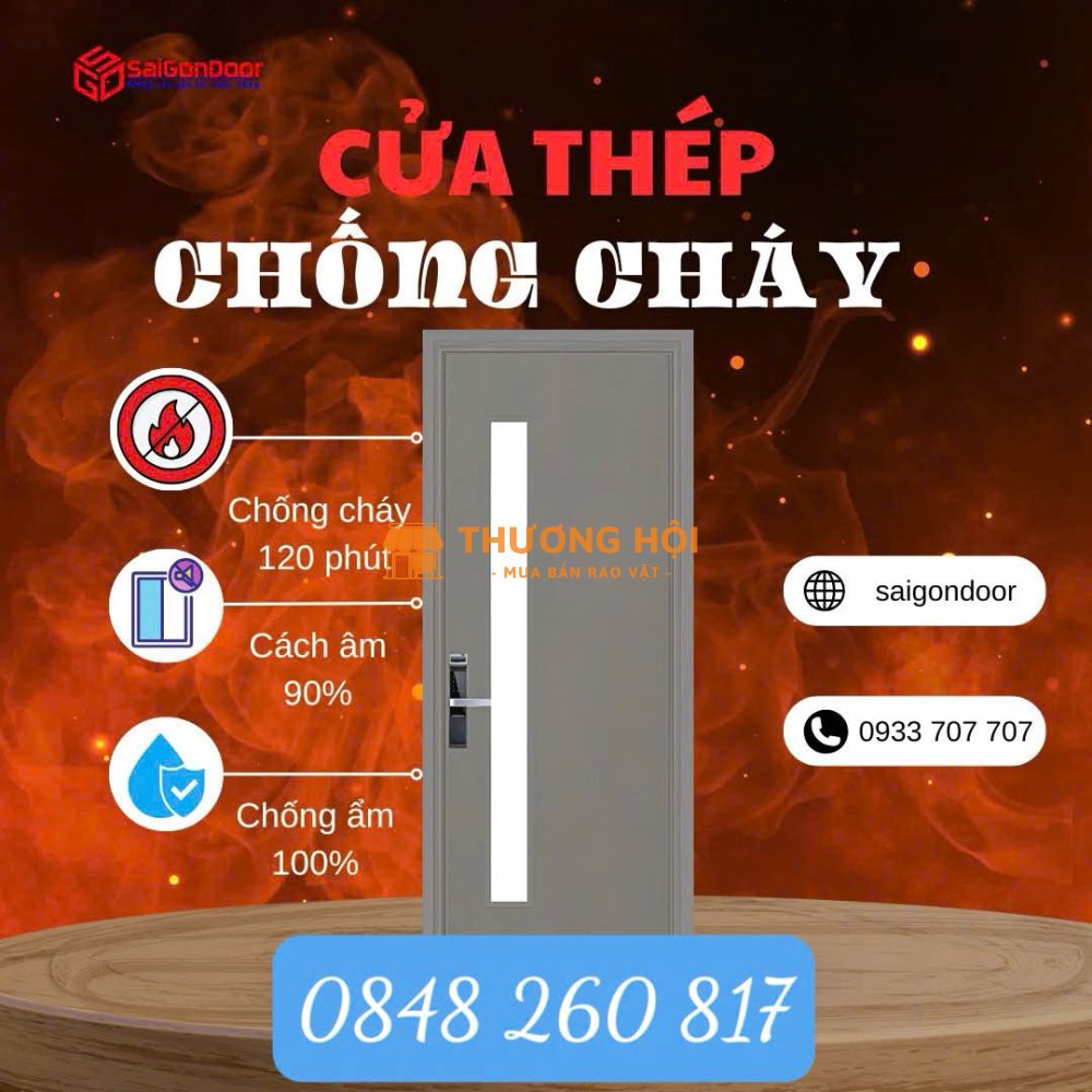 Cửa thép chống cháy SaiGonDoor