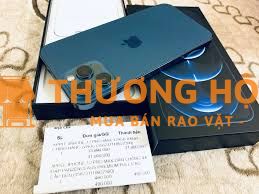Bán nhanh Iphone 12 ProMax 256 Blue Fullbox BH 6th