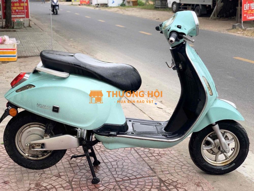 xe điện osakar màu xanh ngọc đẹp