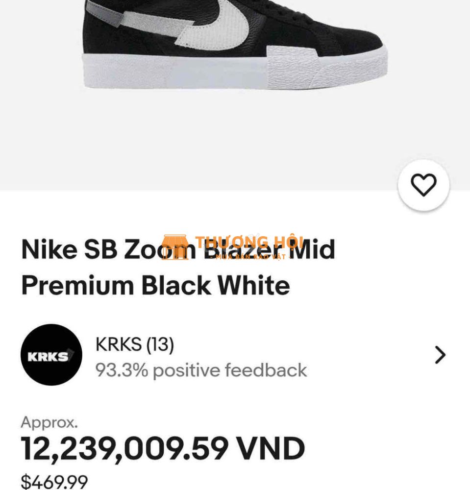 [CHÍNH HÃNG] [Mới 99%] Nike SB Zoom, mua mới 12tr