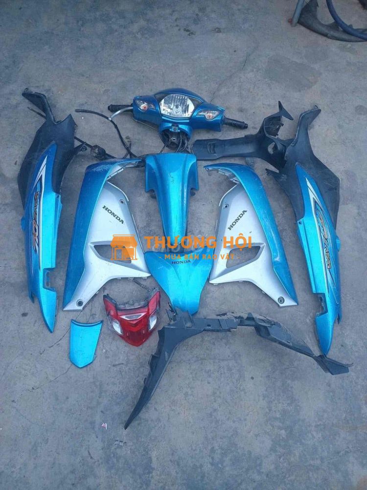Áo Wave @ 110 xanh đẹp full đèn đồng hồ ghi đông