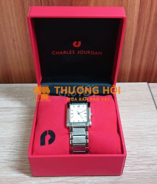 CharlesJourdan - Đồng hồ Nữ Thụy sỹ,nguyên hộp cực