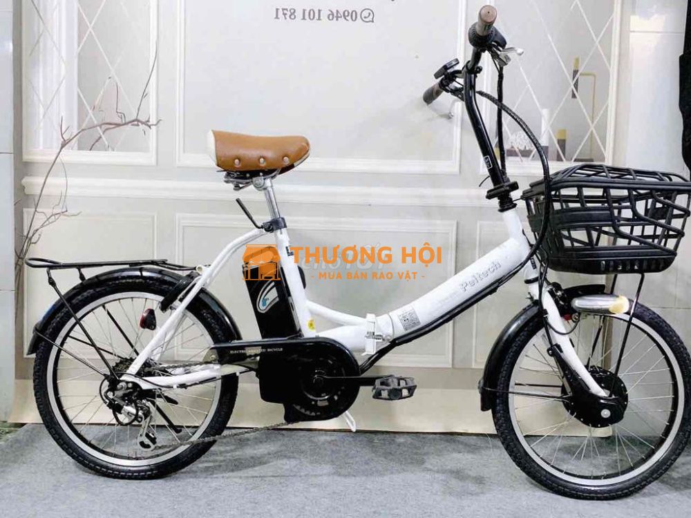 xe đạp gấp trợ lực điện zin nhật bánh 20inch