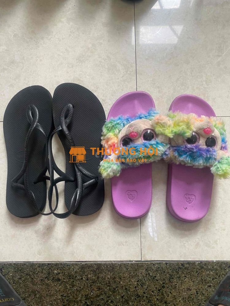 bán 2 đôi dép kute nữ