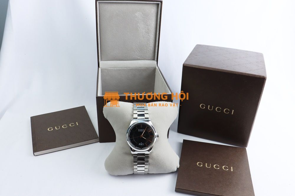 Đồng Hồ Nam GUCCI G-Timeless Automatic dây thép / Thiết kế lộ máy - Size 38mm FullBox