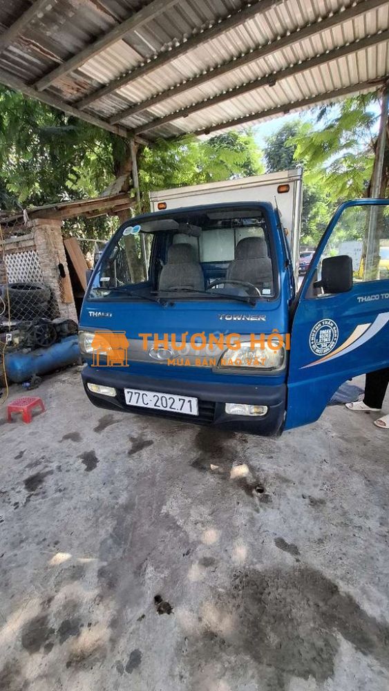 Cần bãne thaco 900kg thùng kín xe rin máy rin