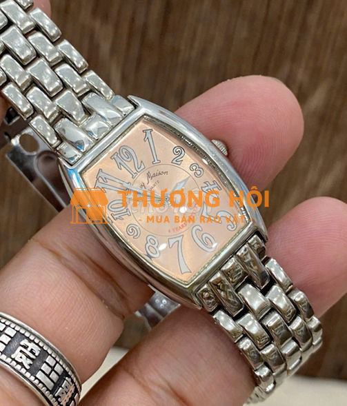 MavyMaison-Đồng hồ Nữ máyNhật bền đẹp,mặt hồngphấn