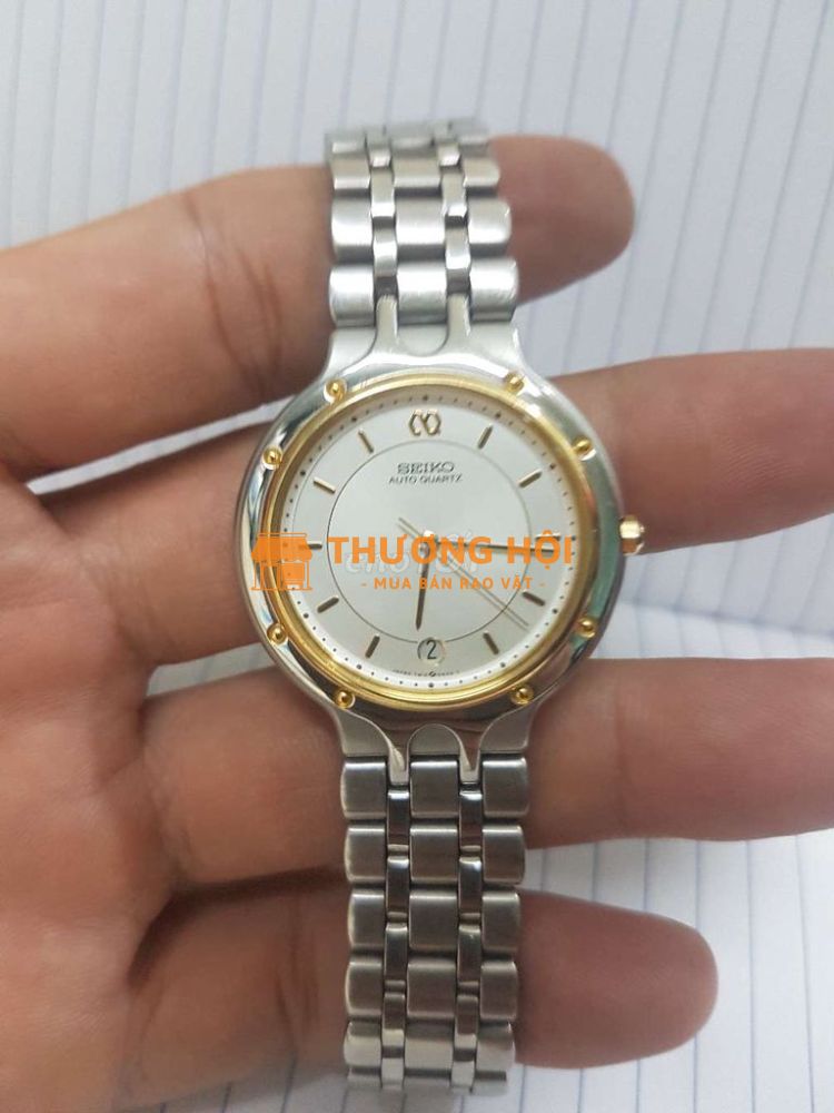 Đồng hồ Seiko pin lại cơ Auto quartz 7M12-6A20.