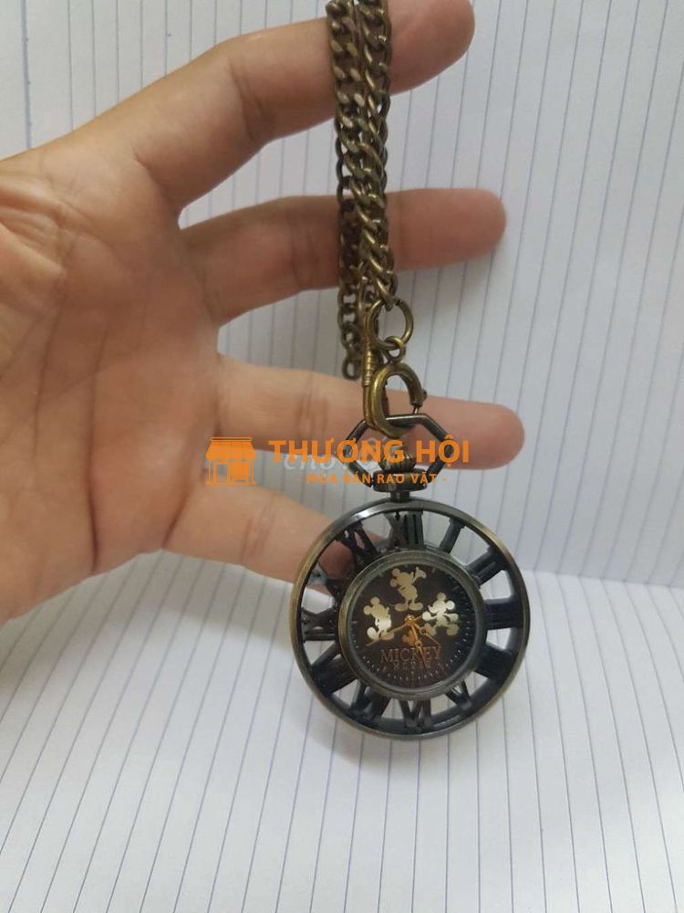SALE NHANH....Đồng hồ bỏ túi đồng cổ Disney.