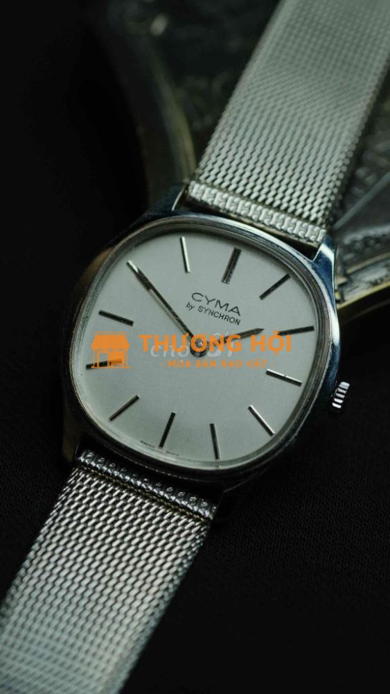 Đồng hồ cổ Cyma by Synchron cơ cót Thuỵ.