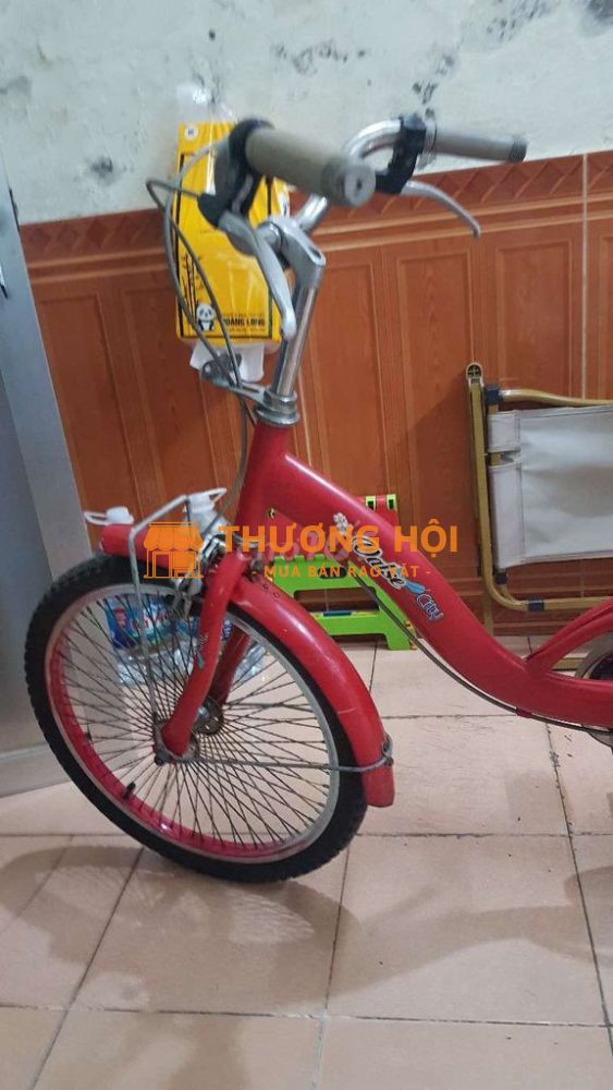 Xe đạp trẻ em mài đỏ vành 20inch