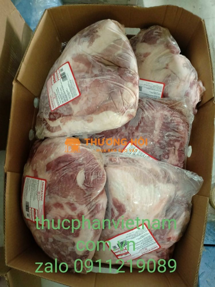 Thịt Nạc Vai Heo Đông Lạnh – Đóng Gói 0.5kg – 1kg Tiện Lợi