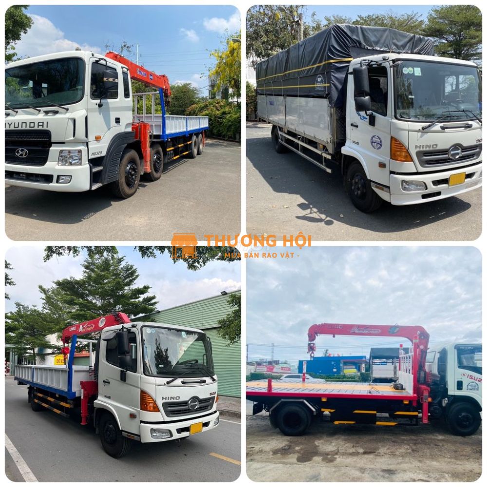 Cần thu lại xe cẩu, xe tải đã qua sử dụng