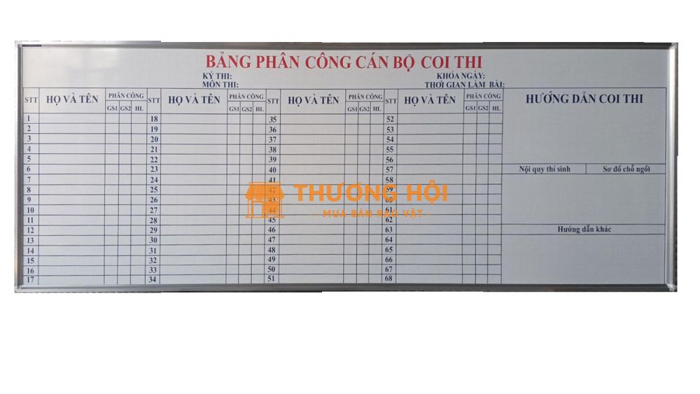 Bảng Mica thông báo