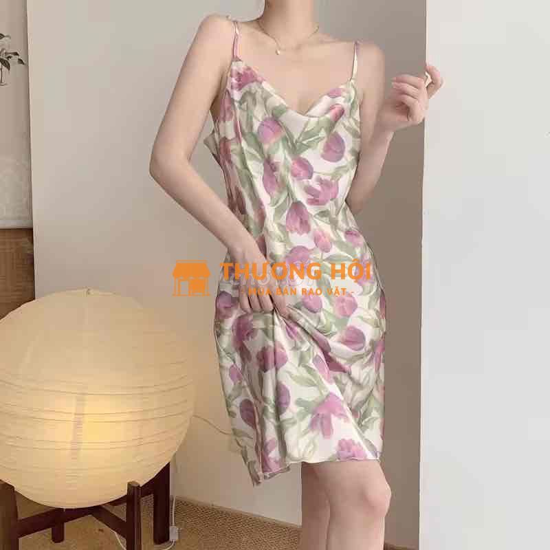 Đầm ngủ - Bộ Ngủ Satin New 100% 50-65kg