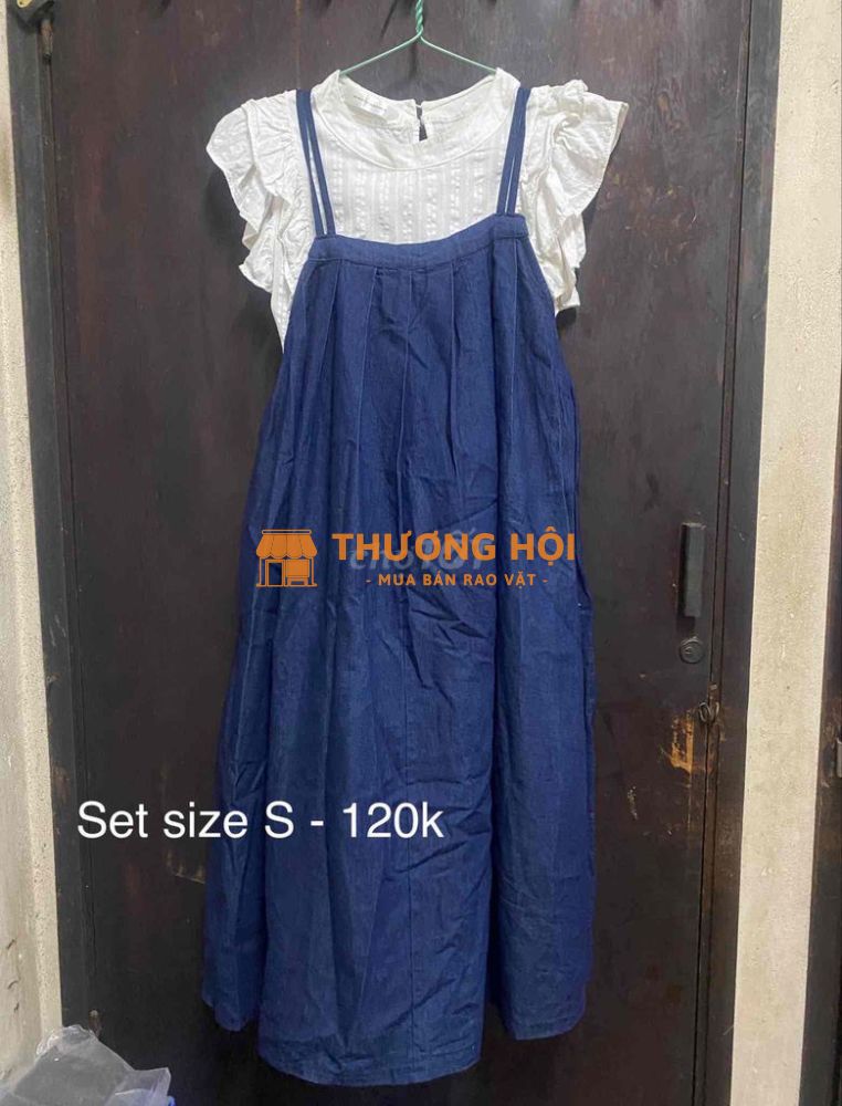 Set váy yếm size S