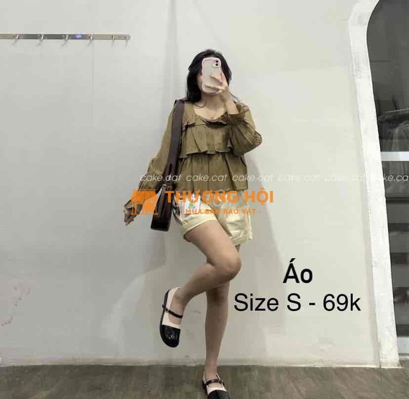 Áo nâu tầng - size S