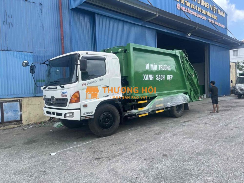 XE ÉP RÁC 14m3 HINO đời 2015
