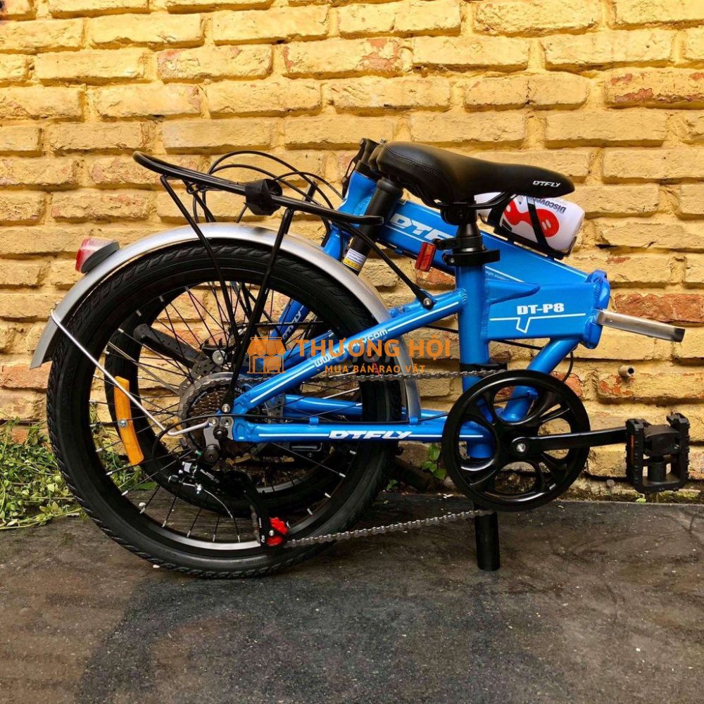 XE ĐẠP GẤP20IN DTFLY DT-P8 SƯỜN NHÔM ĐỀ SHIMANO