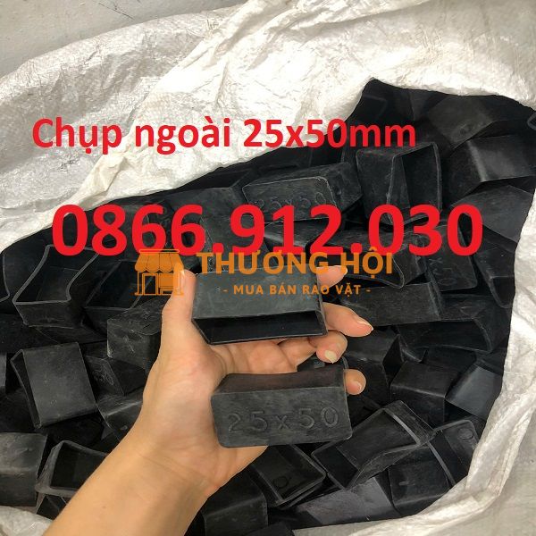 Xưởng sản xuất bịt đầu sắt hộp 25x50mm cung cấp số lượng lớn, giá tận gốc
