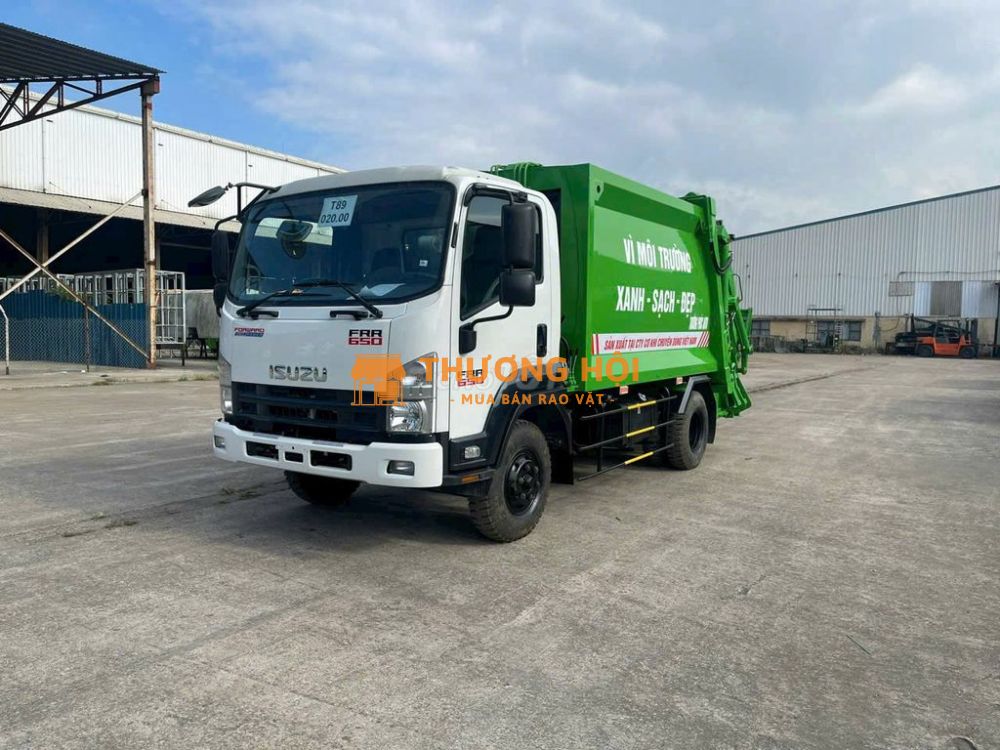 Xe ép rác 9 khối ISUZU mới 2025 - E5