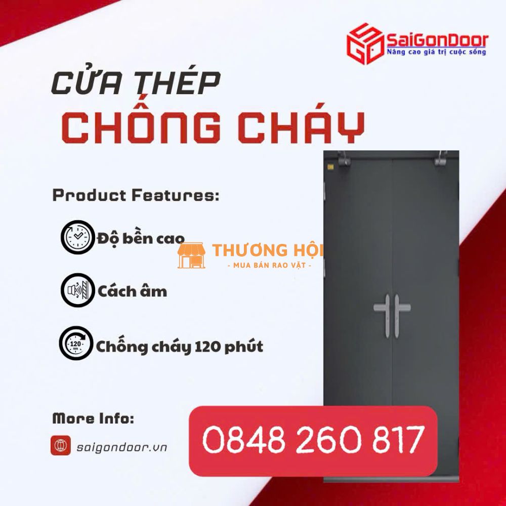 Cửa thép chống cháy SaiGonDoor