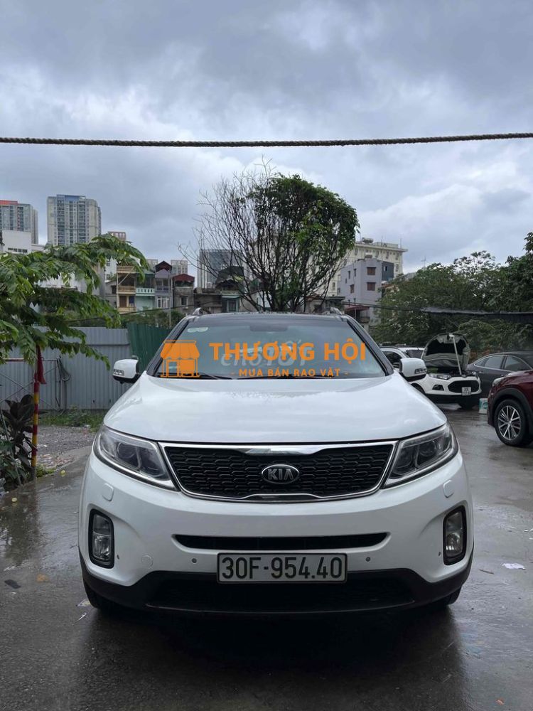Bán Kia Sorento 2016 Màu Trắng full dầu