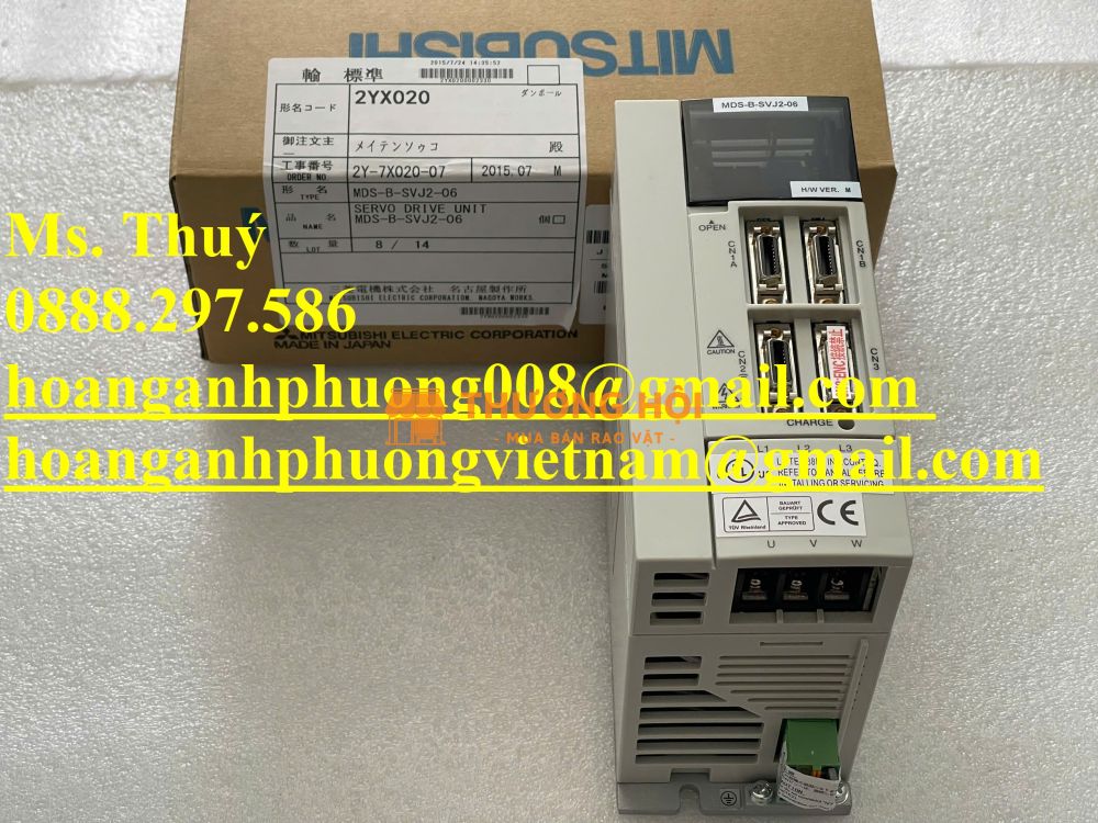 Mitsubishi MDS-B-SVJ2-06 - New Servo Driver - Bình Dương