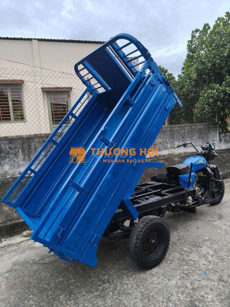 Xe ben, máy êm mạnh, thùng dài 2m