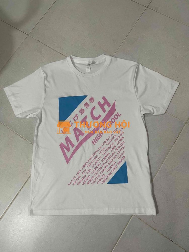 Áo thun nam hiệu Glimmer size M nam 50-60kg 90%