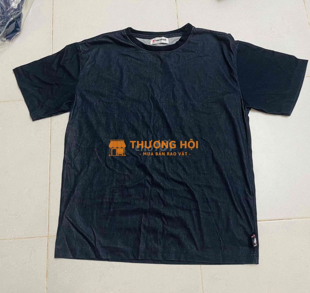 Áo thun nam hiệu AIR WALK size ngang áo 54cm 85%