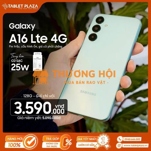 Chỉ với 3.590.000đ, sở hữu ngay galaxy A16 LTE