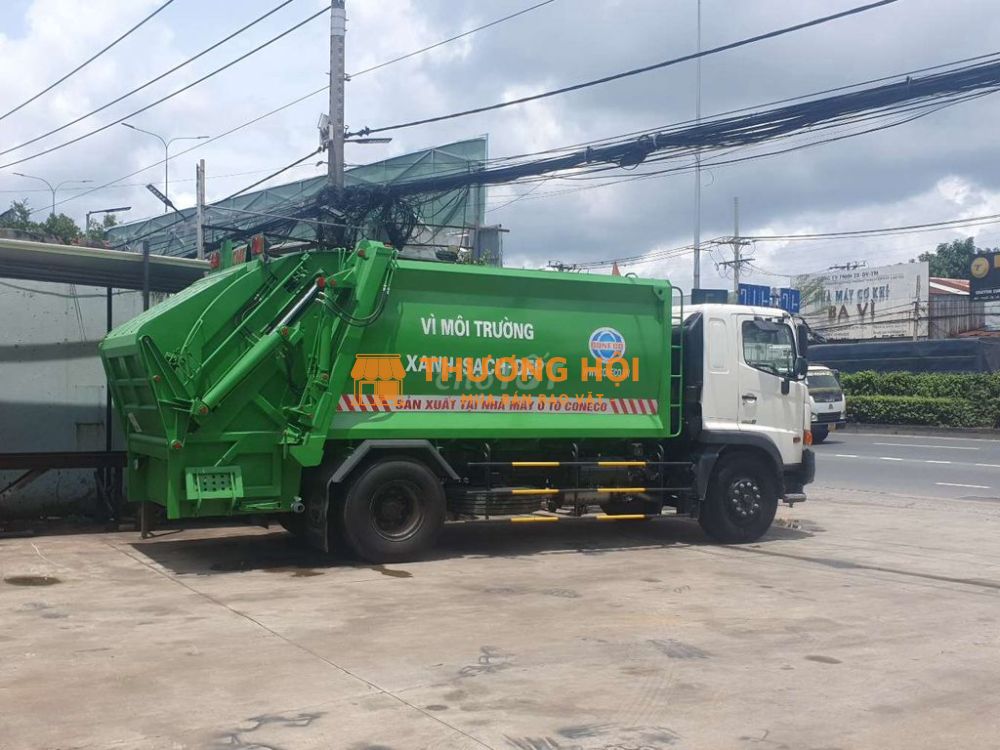 Bán xe ép rác 14 khối Hino FG - 2023 thùng Inox