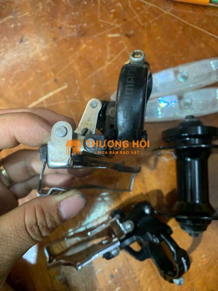 Gạt đĩa 2 tầng chính hãng shimano 200/1 bộ