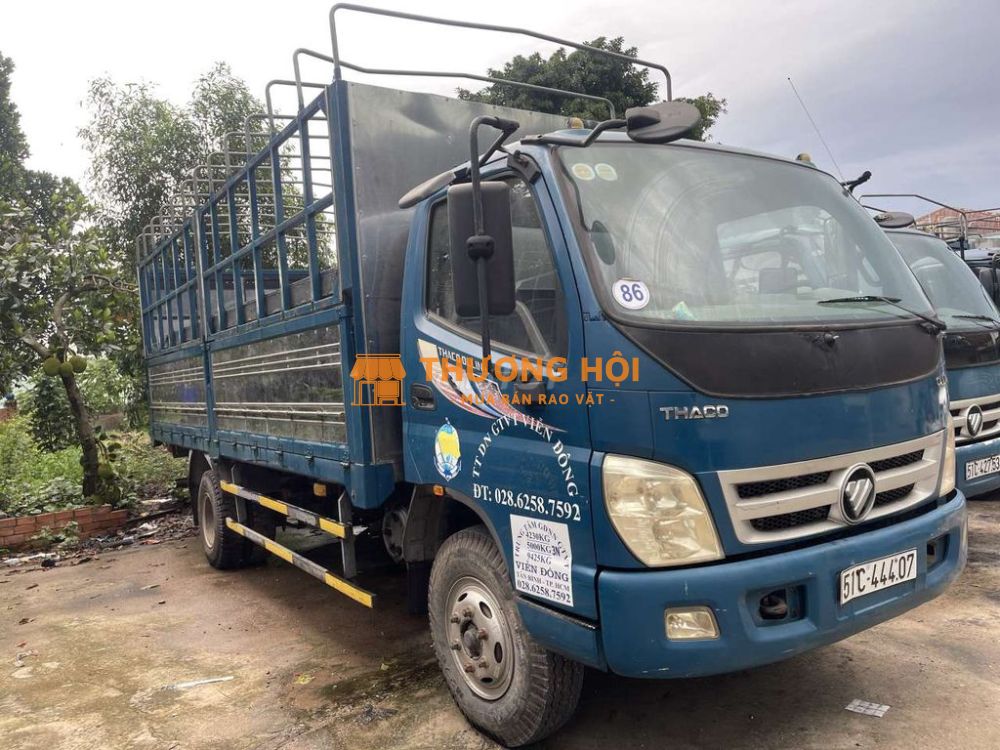 BÁN GẤP Thaco olin 5 tấn đời 2014 thùng 5m8