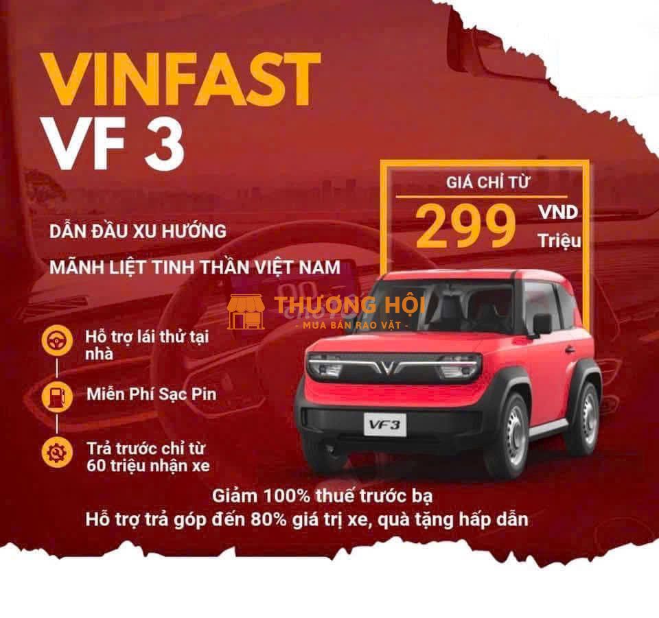Vinfast VF 3 kèm pin 03/2025 cực chất