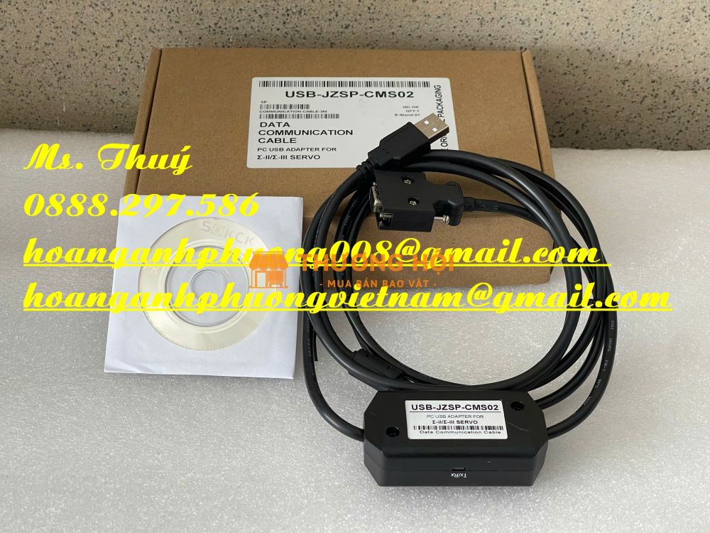 USB-JZSP-CMS02 - Cáp lập trình dành cho servo Yaskawa