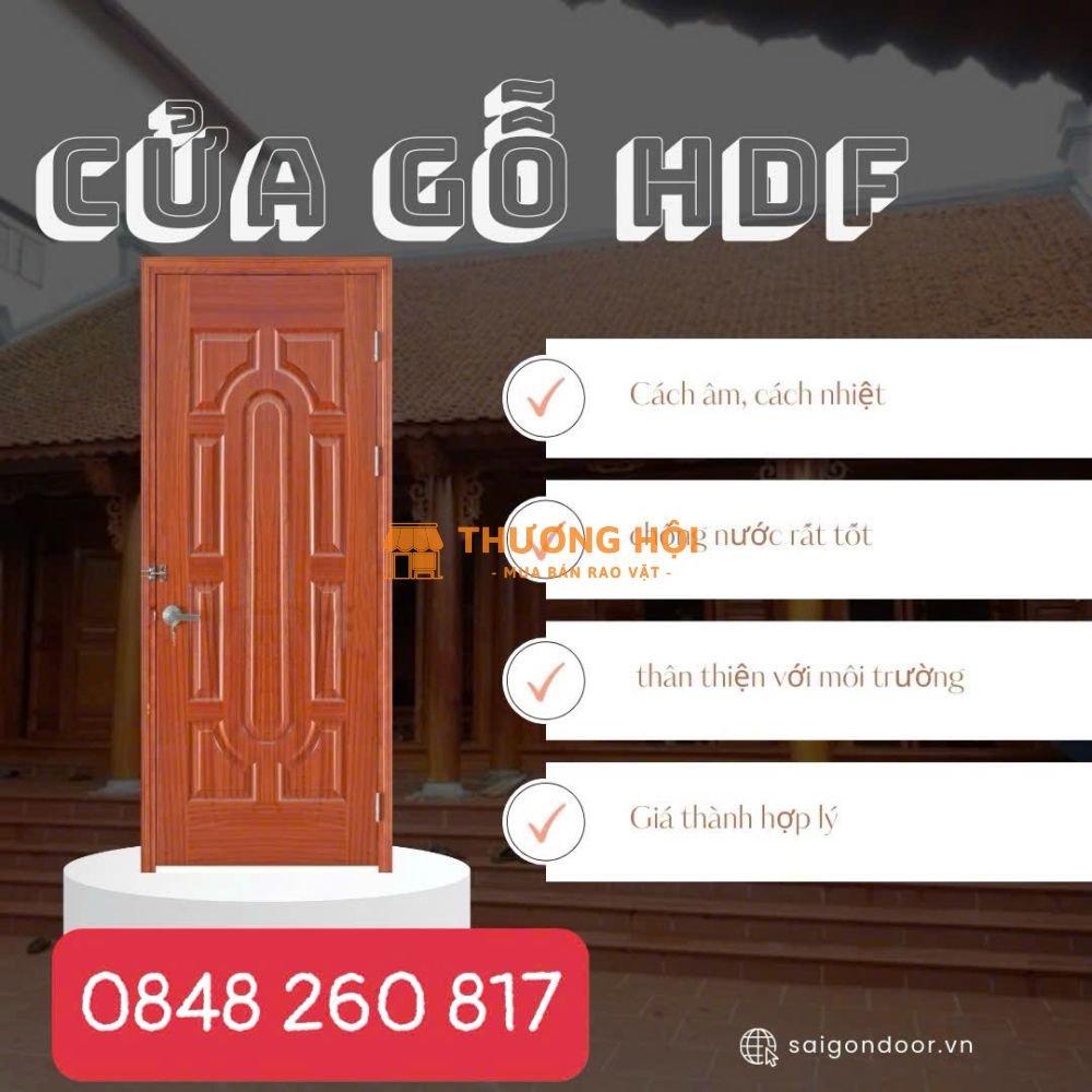 CỬA GỖ CÔNG NGHIỆP HDF