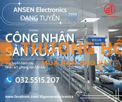 CTY ANSEN TUYỂN LĐPT THỜI VỤ TỪ 15 LÀM HÀNH CHÍNH