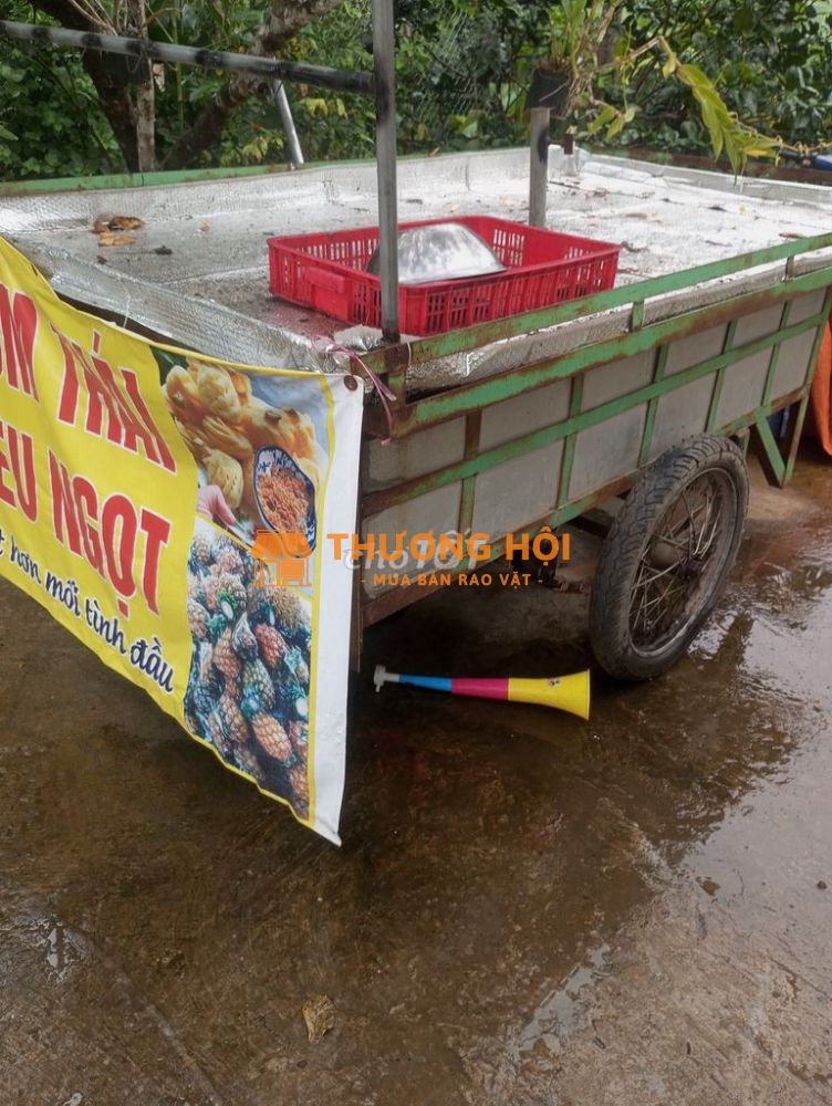 Xe lôi kéo ngang 1m3 dài 2m5 tai khoản 800kg còn