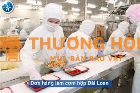 XKLD Đài Loan đơn hàng cơm hộp