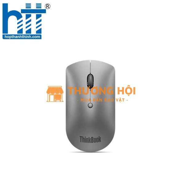 Chuột không dây Lenovo ThinkBook Silent (Grey/ Bluetooth)