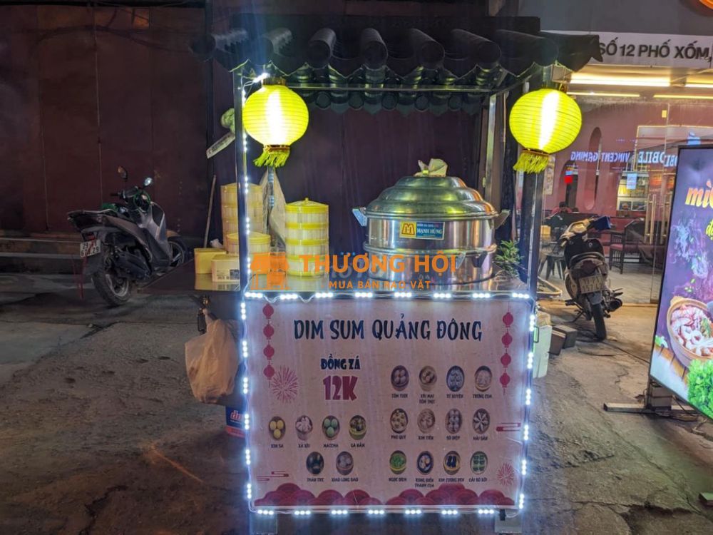 Bán xe tự chế bán xôi bánh bao
