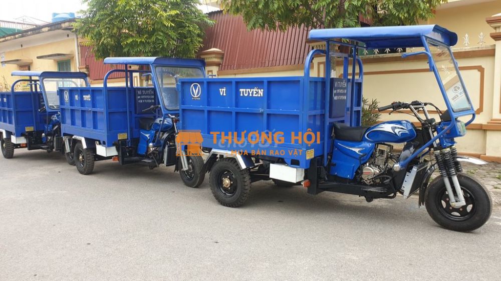 Xe Ba Bánh Chở Rác VĨ TUYẾN 175cc Có Ben