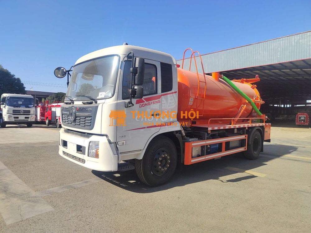 Xe hút chất thải hút bể phốt 10 khối Dongfeng DFCV