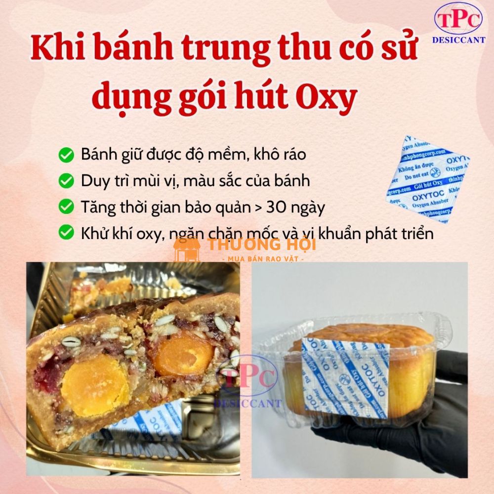 Vì sao bánh hay bị mốc, nguyên nhân và cách khắc phục-Gói hút oxy