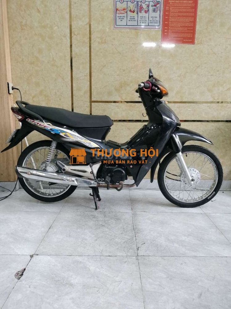 Wave Alpha 100 ,2015 ,BS 60 ,Xe Máy Êm Ru