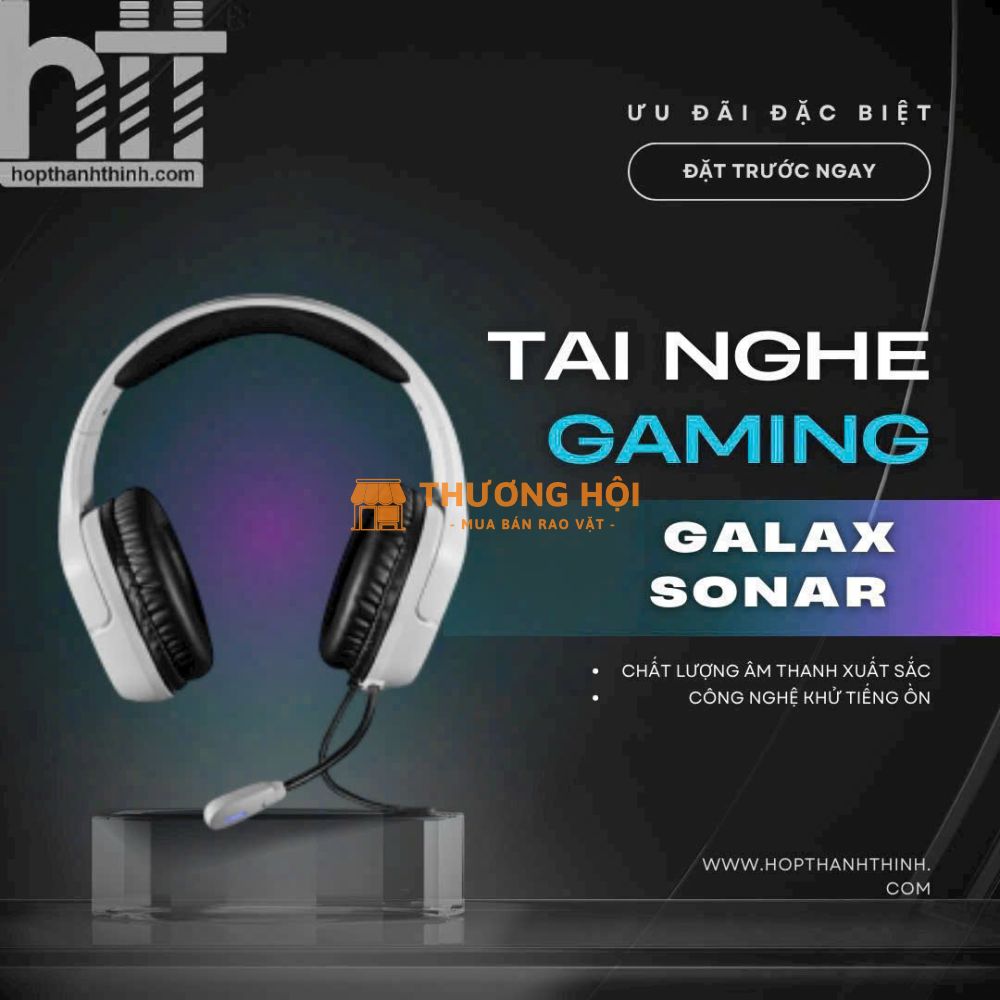 TAI NGHE GALAX SONAR-04 WHITE