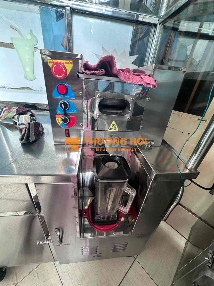 Xe bán nước mía inox